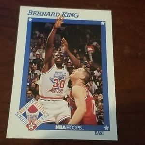 Bernard king 1991 hoops card